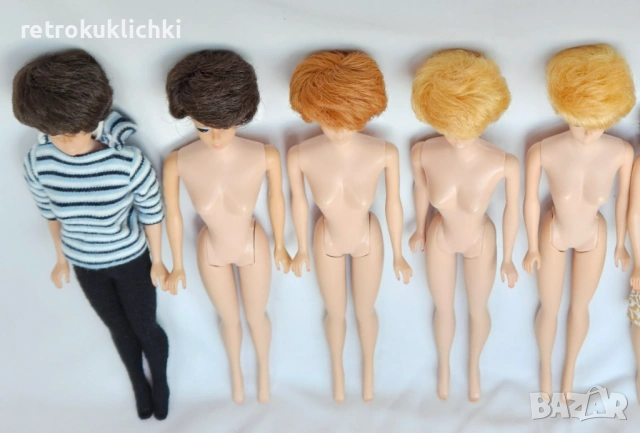 Винтидж кукли Барби Bubblecut Barbie 1960s, снимка 4 - Кукли - 53124108
