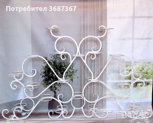 Цветарници и стойки за цветя и саксии от ковано желязо , снимка 3 - Стайни растения - 40218205
