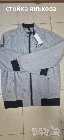 Страхотно мъжко яке, изчистено в сиво, снимка 3 - Якета - 49748082