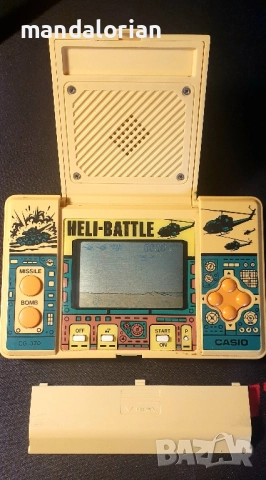 CASIO CG-370 HELI BATTLE - ELECTRONIC HANDHELD GAME RARE VINTAGE 1990 електроника игра 