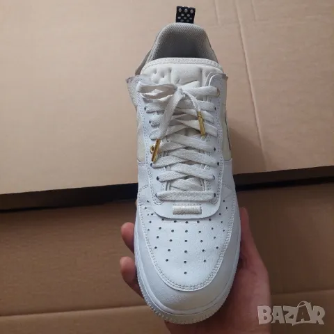 маратонки Nike Air Force 1 React 'White Sail Black' номер 44 ,5, снимка 5 - Маратонки - 49787305