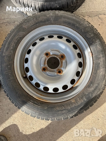 Джанти със зимни гуми R14 4x114.3 , снимка 3 - Гуми и джанти - 52789933