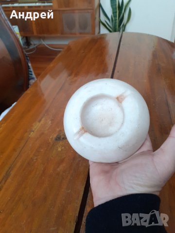 Стар Мраморен пепелник #2, снимка 3 - Антикварни и старинни предмети - 31614469