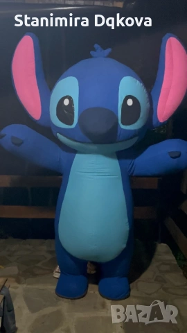 Надуваем Стич 2.5м, снимка 4 - Надуваеми играчки - 53943587