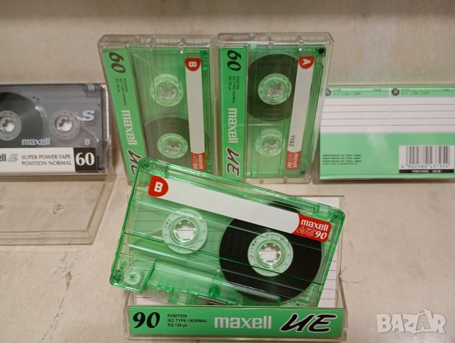 Лот от няколко аудио касети Maxell UE90/ 60 / S60 нормални ленти