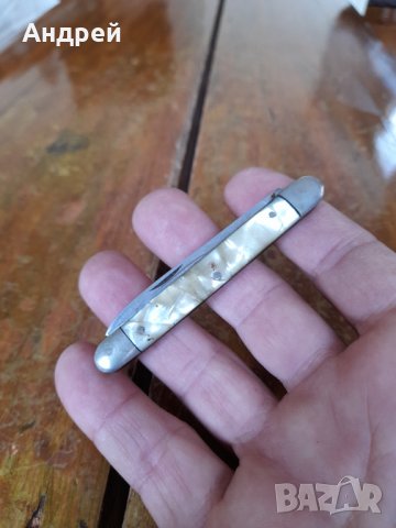 Стар джобен нож,ножче,ножка #15, снимка 2 - Други ценни предмети - 42157036
