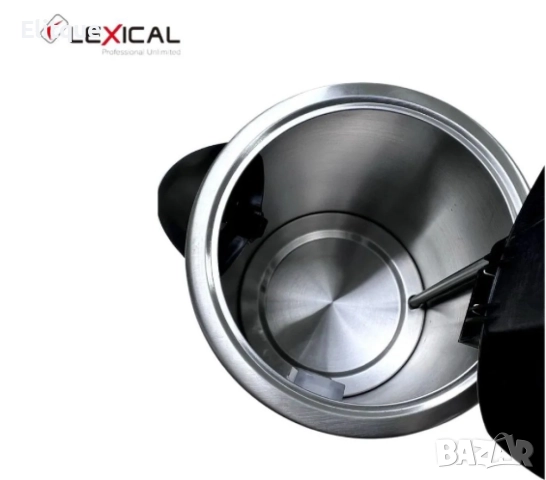 Електрическа кана за вода от неръждаема стоамна Lexical LEK-1440, снимка 7 - Кани - 52865704