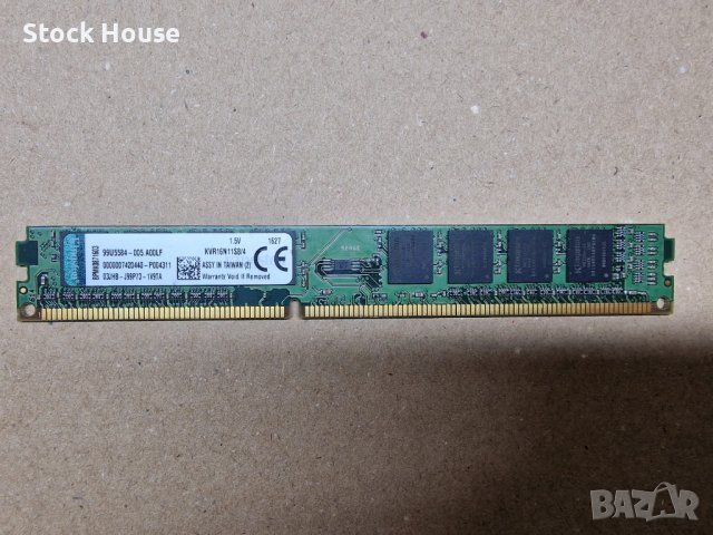 4GB 4GB Kingston 1600 MHZ PC3-12800 за компютър