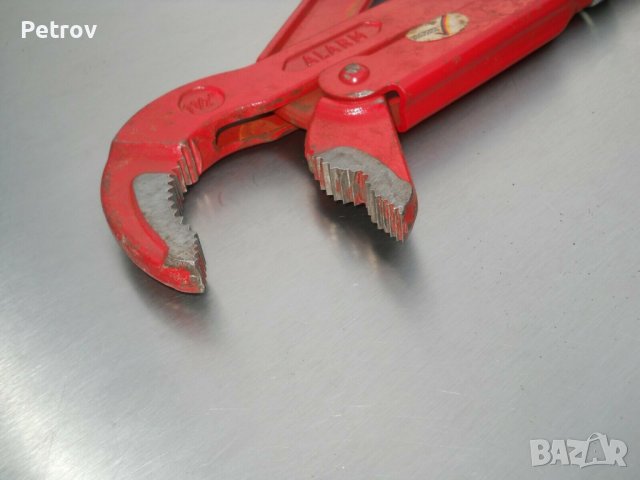 ALARM Germany - 1 1/2" PROFI ВЪРХОВНОКАЧЕСТВЕН Тръбен Ключ !!! ORIGINAL ALARM Made in Germany !!, снимка 3 - Гедорета - 36836249