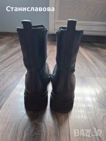 Дамски боти от естествена кожа Lasocki , снимка 4 - Дамски боти - 51887713