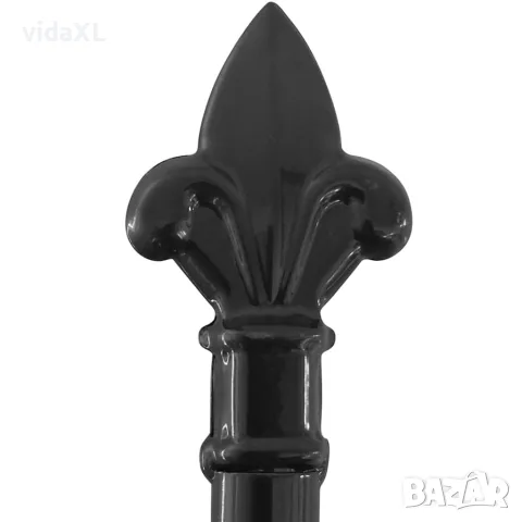 vidaXL Двойна оградна порта Woerden с копчест връх 400x249,5 см, снимка 4 - Огради и мрежи - 56146123