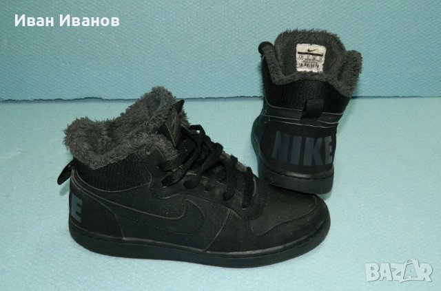 зимни кецове  Nike COURT BOROUGH MID WINTER  номер 37,5-38, снимка 12 - Кецове - 36762254