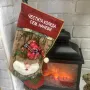 Коледно чорапче с персонален надпис , снимка 1