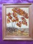 Картина и дърво-сувенир, балтийски кехлибар, снимка 2