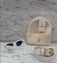 Дамски комплект шапка, очила и колан ysl saint laurent, снимка 2