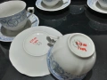 Стар български порцелан Изида чаши за чай , снимка 8