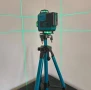 Самонивелиращ Лазерен Нивелир 4D с 16 Линиии Зелен Лазер и Тринога в Куфар, снимка 4