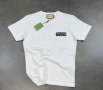 Мъжка тениска Gucci в бяло, снимка 1 - Тениски - 42428747