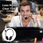 Нови USB слушалки с микрофон за офис, работа, бизнес с шумопотискане, снимка 5