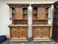 Френски бюфети, креденци, масивен дъб,  дърворезба 2бр., снимка 1