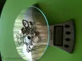 Сребърно колие  с топче оникс, снимка 3