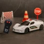 Полицейска кола с дистанционно управление и светлина - 1:20 мащаб, снимка 3