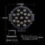 2 БРОЯ LED диодни фарове, LED диодни халогени за Offroad, офроуд светлини., снимка 2