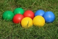 Топки за френската игра BOULE PETANQUE BULE комплект от 8 топки за петанк за пикник, снимка 3