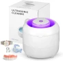 UV ултразвуков почистващ апарат за ретейнери с 4 UV LED, 45kHz машина за почистване, снимка 1