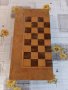 Стара дървена табла, снимка 1 - Шах и табла - 42774276