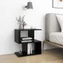 vidaXL Нощни шкафчета, 2 бр, черни, 50x30x51,5 см, инженерно дърво, снимка 2