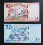 Лесото. Африка. 10 и 20 малоти. 2021 година. UNC., снимка 2