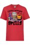Детска тениска Coffee Witches And Spells,Halloween,Хелоуин,Празник,Забавление,Изненада,Обичаи,, снимка 3