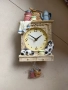 Vintage часовник с котки от полирезина, снимка 1