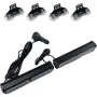 LED сигнална лампа маяк 165mm/45mm/45mm 12-24V оранжева няколко режима, снимка 2