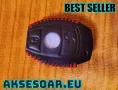 Луксозен кожен предпазен калъф за автомобилни ключове на Мерцедес Бенц от естествена кожа ключодържа, снимка 7