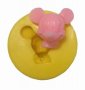 3D Мики Маус Mickey глава силиконов молд форма калъп фондан шоколад гипс, снимка 1