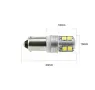LED крушка бяла BA9s G – Tech 12/24V – T466, снимка 3