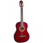 Класическа китара 4/4 червен цвят, снимка 1 - Китари - 27679165