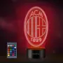 Лампа с дистанционно LED 3D футболна INTER MILANO AC Milano Juventus , снимка 8