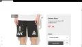 Reebok UFC Shorts Размер XXL мъжки къси панталони 32-64, снимка 2