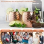 Нови медни чаши с дръжки, 100% чист мед, Moscow Mule, 2 броя чаши в цената, снимка 2