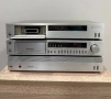 🔊Колекционерски аудио сет Technics - стъпало, предусилвател с тунер и управление + дистанционно, снимка 2