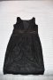 Черна официална рокля Dika, имитираща дантела, размер 44., снимка 4