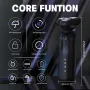 Електрическа самобръсначка Sejoy за мъже, 4D магнитна глава, мокро и сухо бръснене, IPX7, снимка 8