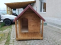 Дървена къща за големи кучета Алабай Кане Корсо големи породи кучета , кучешка колиба къща куче, снимка 7