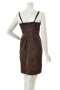 Кафява рокля подходяща за повод, снимка 3