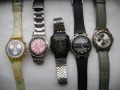 Продавам 5 броя кварцови часовника Swatch и Casio, снимка 1