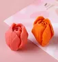 3D Лале пъпка Силиконов молд за свещи форма фондан  , снимка 4