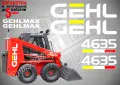 GEHL строителна техника и механизация стикери, снимка 16